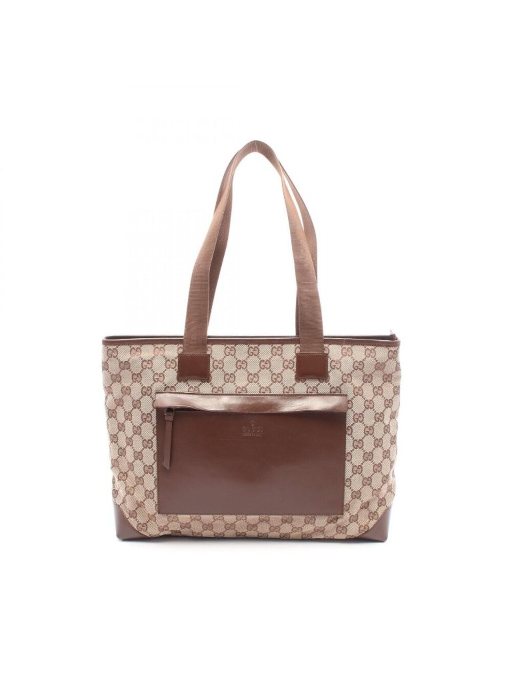 Gucci Tote Bag GG Canvas Beige Brown